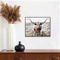 Picture of Longhorn Bull II _GroupedProduct_Rectangle_Landscape_Photography _GroupedProduct_Rectangle_Landscape_Canvas_Framed_