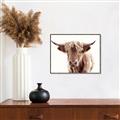 Picture of Maggie, the Cow  _GroupedProduct_Rectangle_Landscape_Photography _GroupedProduct_Rectangle_Landscape_Canvas_Framed_