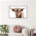 Picture of Maggie, the Cow  _GroupedProduct_Rectangle_Landscape_Photography _GroupedProduct_Rectangle_Landscape_Canvas_Framed_