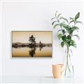 Picture of Mirrored Water _GroupedProduct_Rectangle_Landscape_Photography _GroupedProduct_Rectangle_Landscape_Canvas_Framed_