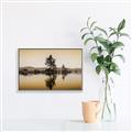 Picture of Mirrored Water _GroupedProduct_Rectangle_Landscape_Photography _GroupedProduct_Rectangle_Landscape_Canvas_Framed_