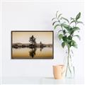 Picture of Mirrored Water _GroupedProduct_Rectangle_Landscape_Photography _GroupedProduct_Rectangle_Landscape_Canvas_Framed_
