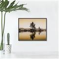 Picture of Mirrored Water _GroupedProduct_Rectangle_Landscape_Photography _GroupedProduct_Rectangle_Landscape_Canvas_Framed_