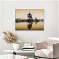 Picture of Mirrored Water _GroupedProduct_Rectangle_Landscape_Photography _GroupedProduct_Rectangle_Landscape_Canvas_Framed_