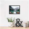 Picture of Mountain Lake _GroupedProduct_Rectangle_Landscape_Photography _GroupedProduct_Rectangle_Landscape_Canvas_Framed_