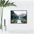 Picture of Mountain Lake _GroupedProduct_Rectangle_Landscape_Photography _GroupedProduct_Rectangle_Landscape_Canvas_Framed_