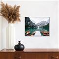 Picture of Mountain Lake _GroupedProduct_Rectangle_Landscape_Photography _GroupedProduct_Rectangle_Landscape_Canvas_Framed_