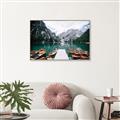 Picture of Mountain Lake _GroupedProduct_Rectangle_Landscape_Photography _GroupedProduct_Rectangle_Landscape_Canvas_Framed_