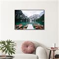 Picture of Mountain Lake _GroupedProduct_Rectangle_Landscape_Photography _GroupedProduct_Rectangle_Landscape_Canvas_Framed_