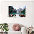 Picture of Mountain Lake _GroupedProduct_Rectangle_Landscape_Photography _GroupedProduct_Rectangle_Landscape_Canvas_Framed_