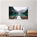 Picture of Mountain Lake _GroupedProduct_Rectangle_Landscape_Photography _GroupedProduct_Rectangle_Landscape_Canvas_Framed_