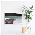 Picture of Parked Boats _GroupedProduct_Rectangle_Landscape_Photography _GroupedProduct_Rectangle_Landscape_Canvas_Framed_