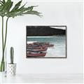 Picture of Parked Boats _GroupedProduct_Rectangle_Landscape_Photography _GroupedProduct_Rectangle_Landscape_Canvas_Framed_
