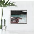 Picture of Parked Boats _GroupedProduct_Rectangle_Landscape_Photography _GroupedProduct_Rectangle_Landscape_Canvas_Framed_