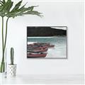 Picture of Parked Boats _GroupedProduct_Rectangle_Landscape_Photography _GroupedProduct_Rectangle_Landscape_Canvas_Framed_