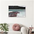 Picture of Parked Boats _GroupedProduct_Rectangle_Landscape_Photography _GroupedProduct_Rectangle_Landscape_Canvas_Framed_
