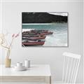 Picture of Parked Boats _GroupedProduct_Rectangle_Landscape_Photography _GroupedProduct_Rectangle_Landscape_Canvas_Framed_