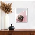 Picture of Pink Cactus II _GroupedProduct_Rectangle_Portrait_Photography _GroupedProduct_Rectangle_Portrait_Canvas_Framed_