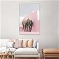 Picture of Pink Cactus II _GroupedProduct_Rectangle_Portrait_Photography _GroupedProduct_Rectangle_Portrait_Canvas_Framed_