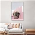Picture of Pink Cactus II _GroupedProduct_Rectangle_Portrait_Photography _GroupedProduct_Rectangle_Portrait_Canvas_Framed_