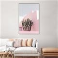 Picture of Pink Cactus II _GroupedProduct_Rectangle_Portrait_Photography _GroupedProduct_Rectangle_Portrait_Canvas_Framed_