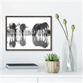 Picture of Sipping Zebras  _GroupedProduct_Rectangle_Landscape_Photography _GroupedProduct_Rectangle_Landscape_Canvas_Framed_