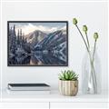 Picture of Snow Kissed Mountain  _GroupedProduct_Rectangle_Landscape_Photography _GroupedProduct_Rectangle_Landscape_Canvas_Framed_