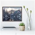 Picture of Snow Kissed Mountain  _GroupedProduct_Rectangle_Landscape_Photography _GroupedProduct_Rectangle_Landscape_Canvas_Framed_