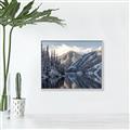 Picture of Snow Kissed Mountain  _GroupedProduct_Rectangle_Landscape_Photography _GroupedProduct_Rectangle_Landscape_Canvas_Framed_