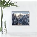 Picture of Snow Kissed Mountain  _GroupedProduct_Rectangle_Landscape_Photography _GroupedProduct_Rectangle_Landscape_Canvas_Framed_