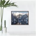 Picture of Snow Kissed Mountain  _GroupedProduct_Rectangle_Landscape_Photography _GroupedProduct_Rectangle_Landscape_Canvas_Framed_