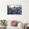 Picture of Snow Kissed Mountain  _GroupedProduct_Rectangle_Landscape_Photography _GroupedProduct_Rectangle_Landscape_Canvas_Framed_