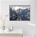 Picture of Snow Kissed Mountain  _GroupedProduct_Rectangle_Landscape_Photography _GroupedProduct_Rectangle_Landscape_Canvas_Framed_