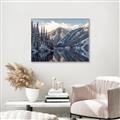 Picture of Snow Kissed Mountain  _GroupedProduct_Rectangle_Landscape_Photography _GroupedProduct_Rectangle_Landscape_Canvas_Framed_