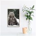 Picture of Snowy Bear _GroupedProduct_Rectangle_Portrait_Photography _GroupedProduct_Rectangle_Portrait_Canvas_Framed_