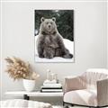 Picture of Snowy Bear _GroupedProduct_Rectangle_Portrait_Photography _GroupedProduct_Rectangle_Portrait_Canvas_Framed_