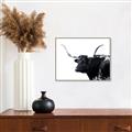 Picture of Spotted Bull  _GroupedProduct_Rectangle_Landscape_Photography _GroupedProduct_Rectangle_Landscape_Canvas_Framed_