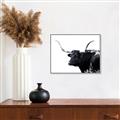 Picture of Spotted Bull  _GroupedProduct_Rectangle_Landscape_Photography _GroupedProduct_Rectangle_Landscape_Canvas_Framed_
