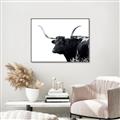 Picture of Spotted Bull  _GroupedProduct_Rectangle_Landscape_Photography _GroupedProduct_Rectangle_Landscape_Canvas_Framed_