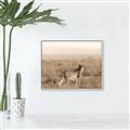 Picture of Spotted in the Savanna  _GroupedProduct_Rectangle_Landscape_Photography _GroupedProduct_Rectangle_Landscape_Canvas_Framed_