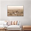 Picture of Spotted in the Savanna  _GroupedProduct_Rectangle_Landscape_Photography _GroupedProduct_Rectangle_Landscape_Canvas_Framed_