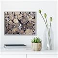 Picture of Stacked Logs _GroupedProduct_Rectangle_Landscape_Photography _GroupedProduct_Rectangle_Landscape_Canvas_Framed_