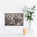 Picture of Stacked Logs _GroupedProduct_Rectangle_Landscape_Photography _GroupedProduct_Rectangle_Landscape_Canvas_Framed_