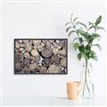 Picture of Stacked Logs _GroupedProduct_Rectangle_Landscape_Photography _GroupedProduct_Rectangle_Landscape_Canvas_Framed_