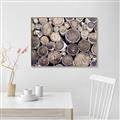 Picture of Stacked Logs _GroupedProduct_Rectangle_Landscape_Photography _GroupedProduct_Rectangle_Landscape_Canvas_Framed_