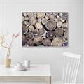 Picture of Stacked Logs _GroupedProduct_Rectangle_Landscape_Photography _GroupedProduct_Rectangle_Landscape_Canvas_Framed_