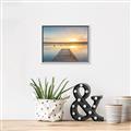 Picture of Sunrise Dock _GroupedProduct_Rectangle_Landscape_Photography _GroupedProduct_Rectangle_Landscape_Canvas_Framed_