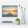 Picture of Sunrise Dock _GroupedProduct_Rectangle_Landscape_Photography _GroupedProduct_Rectangle_Landscape_Canvas_Framed_