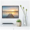 Picture of Sunrise Dock _GroupedProduct_Rectangle_Landscape_Photography _GroupedProduct_Rectangle_Landscape_Canvas_Framed_