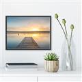 Picture of Sunrise Dock _GroupedProduct_Rectangle_Landscape_Photography _GroupedProduct_Rectangle_Landscape_Canvas_Framed_